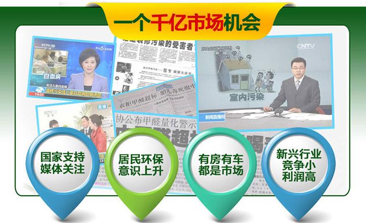 代理除甲醛加盟項目好不好？